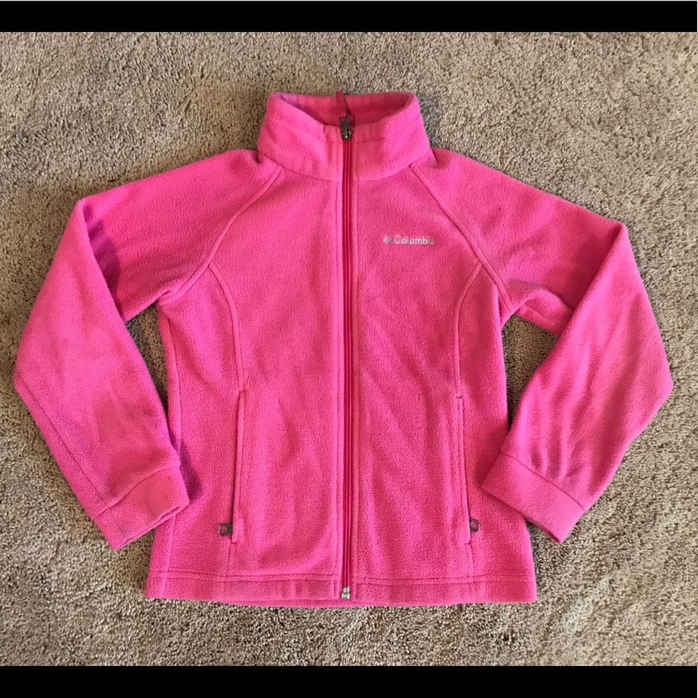 Girls pink Columbia fleece